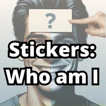 Play Stickers: Who am I - Free Math Game