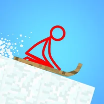 Play Stickman slide down the hill