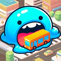 Play Super Slime: Eat everything around