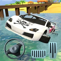 Play Surfing by car 3D