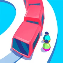 Play Train Taxi 3D