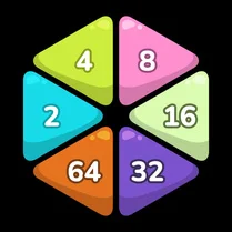 Play Triangles Dots 2048
