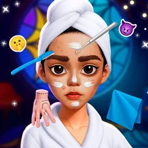 Play Wednesday Addams Beauty Salon - Free Math Game