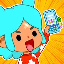Play What's hidden in Rita's phone in Toca and Buca!