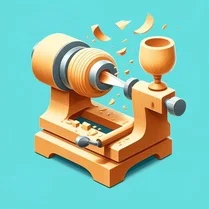 Play Wood Turning Wood Carving ASMR Processing