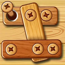 Play Wooden bolts and nuts