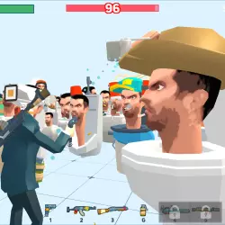 Play You vs 100 Skibidi Toilets